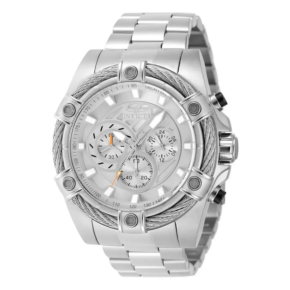 NWT Invicta 48864 Bolt | Chronograph | Silver | Men's Watch
